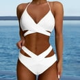 thumbnail image 2 of Two Piece Bikini Sets For Women High Waisted Bikini Push Up Swimsuit Wrap Bathing Suit, 2 of 2