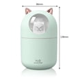 thumbnail image 2 of Humidificador pequeño portátil de 300ml, purificador de humidificador de aire ultrasilencioso para el hogar y el coche, 2 of 7