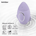 thumbnail image 4 of Satisfyer Mission Control | Air Pulse Technology | 11 Pressure Wave & 12 Vibration Settings | Waterproof (IPX7) | Rechargeable Battery | Skin-Friendly Silicone (Violet), 4 of 6