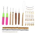 thumbnail image 2 of Anillos 89pcs Anillos de Cabello de Metal Anillos de Trenza para Cabello, 2 of 7
