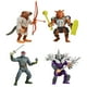 thumbnail image 1 of Toy PlayMates Teenage Mutant Ninja Turtles, película clásica, paquete de 4, 1 of 8
