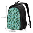 thumbnail image 5 of Salouo Pineapple Sea Turtle Pattern Extra Large Travel Laptop,Backpack with USB Charging Port College Backpack Business Work Bag Casual Daypack Fits for Men & Women, 5 of 7