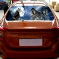 thumbnail image 2 of Decorative Sticker 3d Effect Wolf Tribe Totem Creative Scary Unique Rear Windshield Poster For Suv, 2 of 5