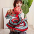 thumbnail image 3 of Plush Snake Stuffed Animal Toy, Soft Long Snake Dolls Plushie Hugger Toy for Boys  Girls Gifts for Kids Halloween Birthday Christmas Gift Home Decor, 3 of 6
