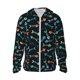 thumbnail image 1 of Fotbe Little Fish Skeleton Chaqueta con Protección Solar UPF 50+ para Hombre y Mujer, Camisa con Capucha y Bolsillos-X-Large, 1 of 7