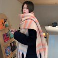 thumbnail image 4 of CoCopeaunts Women Winter Scarf with Tassel Big Chunky Plaid Scarf Warm Blanket Shawl Wrap, 4 of 5