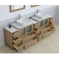thumbnail image 5 of Vanity Art 96" Double Sink Freestanding Bathroom Vanity Set with Engineered Marble Top and Mirror, 5 of 9