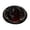 Red,L, variant on Halloween 3D Hole Round Rug Optical Illusion Doormat for Entryway Decor, 31.5in