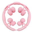 thumbnail image 4 of Drezz Rouleau de Massage pour Jambes à 16 Roues Outil de Massage Fesses Cou Cuisses Dos Rouleau pour Muscles Rose, 4 of 8