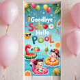thumbnail image 5 of Colorful Summer Goodbye School Hello Pool Banner for Kids Party Pool Party Summer Celebration, 5 of 8