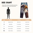 thumbnail image 3 of Pofeuu Bald Eagle Pilot Print Women's Fashion Pajama Pants with Pockets Comfy Drawstring Sleep Lounge Bottoms-Medium, 3 of 6