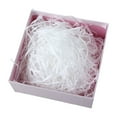 thumbnail image 4 of Summercome Basket Grass, Crinkle Cut Tissue Paper for Gift Box Wrapping Packing Filling, Recyclable DIY Craft Basket Shred Confetti Raffia Paper Filler Party Decoration, White, 80g 2.82oz, 4 of 5