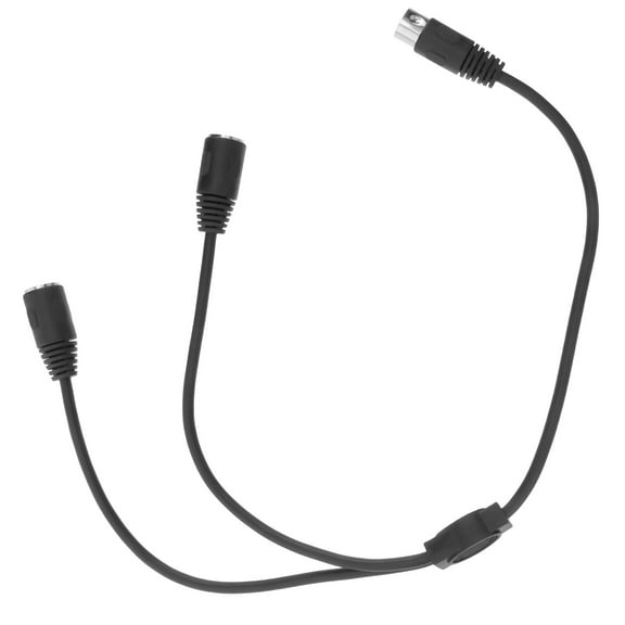 unbranded Midi Thru Splitter Divided into Two Audio Cable