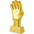 thumbnail image 2 of GOOHOCHY Trofeo decorativo Decoración Guante de portero Trofeo Premio Trofeo Suministro de fútbol, 2 of 7