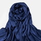 thumbnail image 2 of Bufanda lisa para mujer, hiyab, chal, bufanda musulmana, color azul marino, 2 of 5
