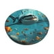 thumbnail image 1 of Disketp Realistic Ocean Shark Funda Redonda para Taburete, Funda de Cojín para Silla de Bar Suave y Elástica-13 inch, 1 of 7