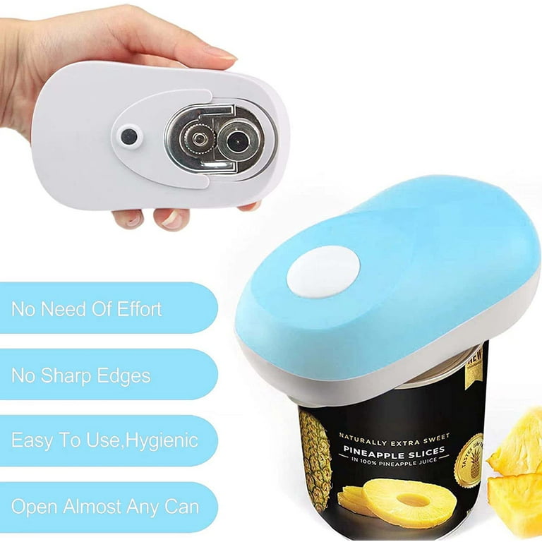 Electric Can Opener, [Smart Control] Automatic Rechargeable Can Opener  Smooth Edge for Kitchen, Homtronics One Touch Hands Free Cordless Can  Opener