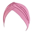 thumbnail image 2 of AURORA TRADE Turbans for Women Soft Pre Tied Knot Fashion Pleated Turban Cap Beanie Headwrap Sleep Hat Breathable Stretchy Anti-UV Sun-proof No Brim Beanie Hat, 2 of 8
