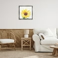 thumbnail image 3 of Stupell Industries Hello Sunshine Bloom Plants & Flowers Painting Gray Floater Framed Canvas Art Print Wall Art, 25 x 25, 3 of 10