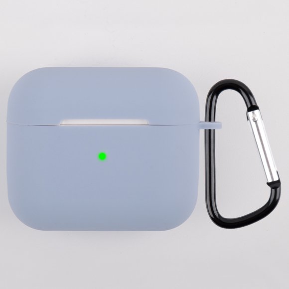 Compatible with AirPods 3 Case, Protective Silicone Cover for AirPods 3rd Generation Case 2021, Wireless Charging，B-Denim Blue