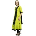 thumbnail image 2 of Atasi Women's Yellow Embroidery Anarkali Suit Designer Ethnic Casual Clothing-16, 2 of 6