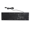 thumbnail image 2 of Minority Language Keyboard, 104Keys Gaming Office USB Wired Keyboard, Ergonomic Design, Spanish,Russian,French, English Language Keyboard, 2 of 8