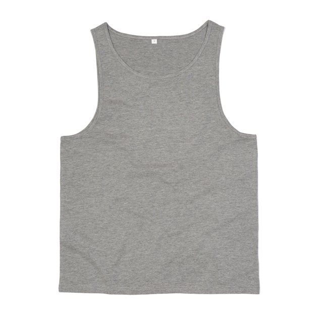 Mantis - Camiseta sin Mangas para Hombre (Gris Jaspeado Mezcla)