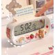 thumbnail image 2 of White Reloj despertador para niños con repetición, reloj despertador digital para niñas y niños, pantalla de temperatura, reloj digital para estudiantes, diseño simple para sala, 2 of 5