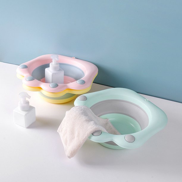 Claw Pattern Foldable Portable Washbasin Baby Wash Basin Bath Foot Wash