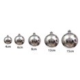 thumbnail image 3 of Bolas de plata claras grandes de 15 cm para decoración de árboles de Navidad, adornos para bodas, fiestas de Navidad para Año Nuevo 2023, decoración del hogar, regalo de Navidad, 3 of 5