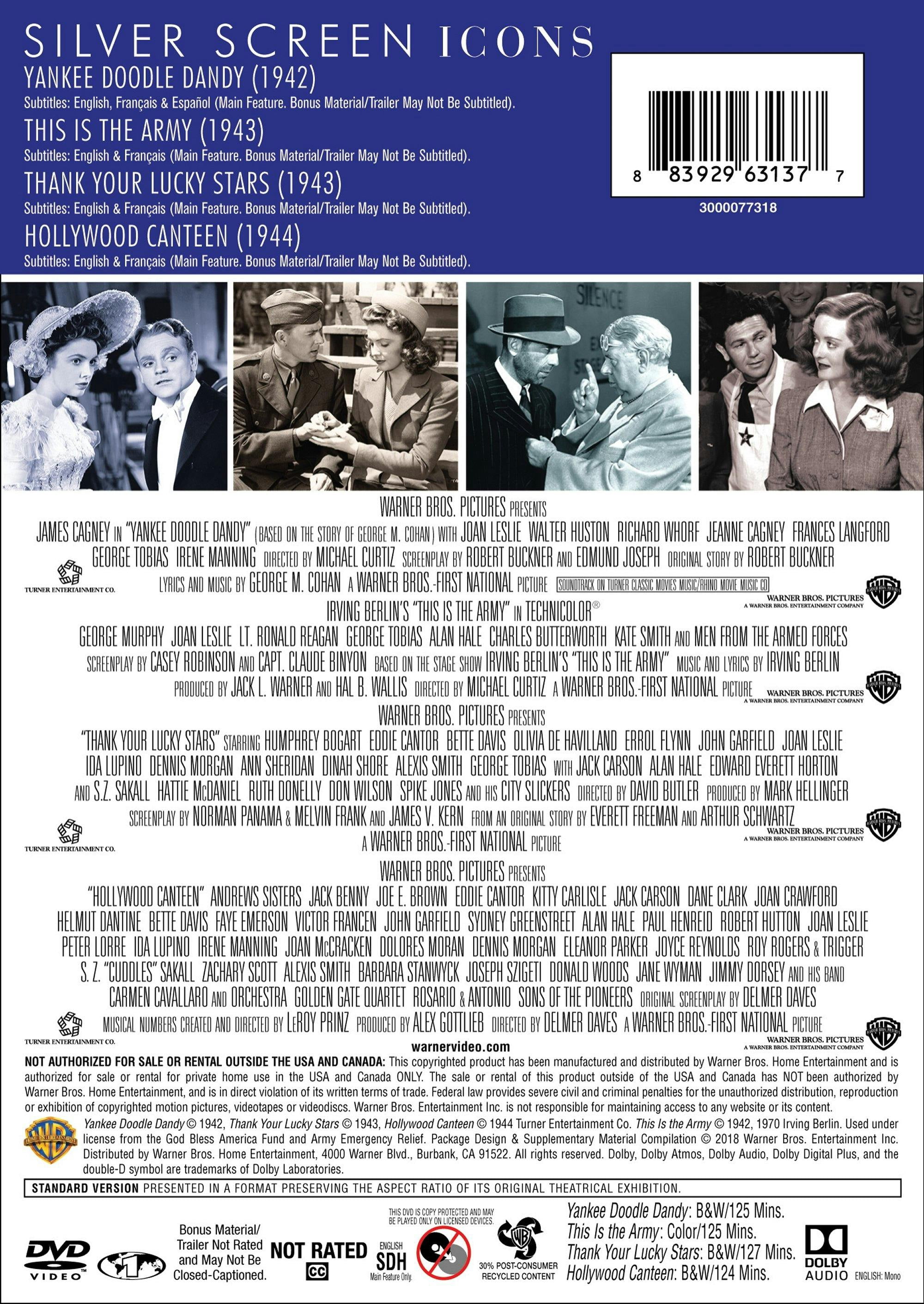 Silver Screen Icons: Wartime Musicals 4FE (DVD) [DVD]