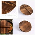 thumbnail image 6 of 2Pcs Kitchen Wooden Pot Cover Handle Pan Lid -Friendly Anti-Scalding Wood Baking Pot Lids Cover - 26Cm & 30Cm, 6 of 7