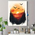 thumbnail image 4 of Qisvanset Framed Canvas Wall Art 12x16 Inch Birds Watching Matthew Colorful Biblical Wall Art, 4 of 5