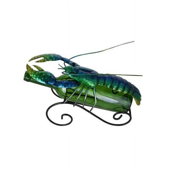 Three Star Import & Export ZL716 12 x 9 in. Lobster Wine Bottle Holder