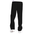thumbnail image 5 of Ydojg Mens Hop Pants Casual Solid Color Lace Up Workout Pants With Pocket Black Xl, 5 of 5
