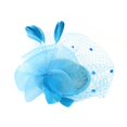 thumbnail image 4 of Sombrero con Gasa de Mujeres con Artificial de Accesorio Decorativo de Cabello para Fiesta de Disfraces Baoblaze Sombrero de mujer, 4 of 7