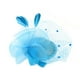 thumbnail image 4 of Boda Vintage 20s Gran Fascinator lago azul Colcomx Sombrero de mujer, 4 of 7