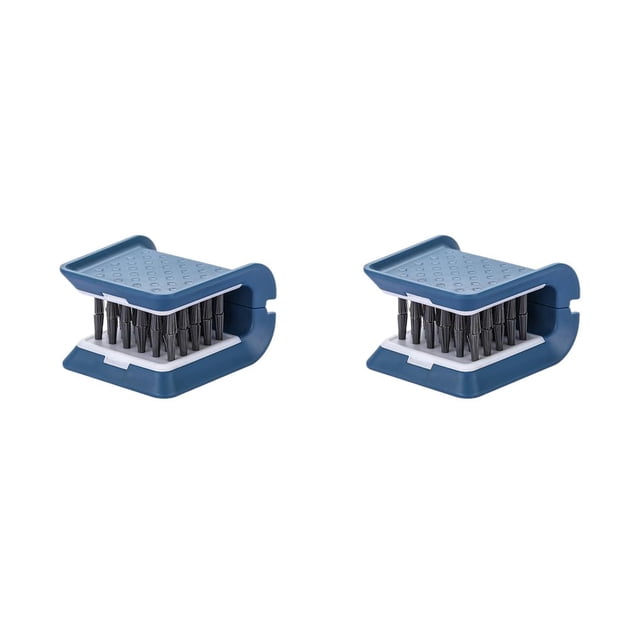 Injueey Cepillo de esponja Lavavajillas Depurador Placas de plástico en forma de U Eliminación de manchas de Removedor de estropajo de 2 Type1 NO1