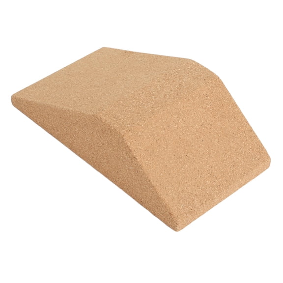 Yajisi High-Density Cork Squat Wedge Block, Non-Slip Knee Protection for Squats & Leg Stretching, 9.06" x 4.72" x 2.36"