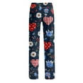 thumbnail image 7 of Youpwaven Women's Valentine's Day Heart Printed Sleep Pants - Cozy Pajama Bottoms, Drawstring Waist Comfortable Loungewear for Valentine Nights, 7 of 7