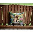 thumbnail image 2 of Cockapoo Spring Path Throw Pillow 14 in x 14 in, 2 of 4