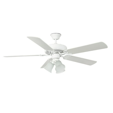

Luminance Concord Fans CF52848-30-MB-LED 52 Inch Home Air Fan Three Light wiith White Finish