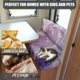 thumbnail image 5 of Yuyamidu Purple Marble Print RV Dinette Cushion Covers Loveseat Sofa Chair Furniture Protector for RV Camper Cushion Slipcovers Stretchable Camper Dinette Seat Covers, 5 of 7