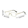 thumbnail image 3 of Foldable Reading Glasses for Women Men Portable Folding Glasses with Case Compact Full Frame Computer Glasses Lightweight Metal Frame Reading Glasses with Carrying Case, 3 of 9