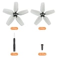 thumbnail image 3 of 4 Pcs Low Noise Propellers 2.8 Inch Gray Drone Blades Propeller Replacement, 3 of 4