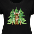 thumbnail image 4 of Inktastic Alaska Moose and Trees Women's Plus Size T-Shirt, 4 of 5
