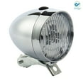 thumbnail image 2 of Deago Vintage Retro Bicycle Bike Front Light Lamp 3 LED Headlight with Bracket (Silver), 2 of 9