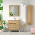 thumbnail image 3 of Ws Bath Collections Lila C100.101 NO Lila 40" Free Standing Single Basin Vanity Set - Wood, 3 of 4