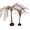 Dark Berries, variant on S/2 Willow Trees W Stars Rustic Primitive Table Counter Decor 18" & 12" (Light Berries)