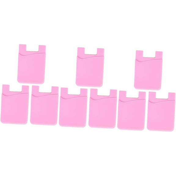 9 pcs Pink Phone Cases Silicone Phone case Cellphone Holder Sticker Cell Phone Mobile Phone Bag Smartphone